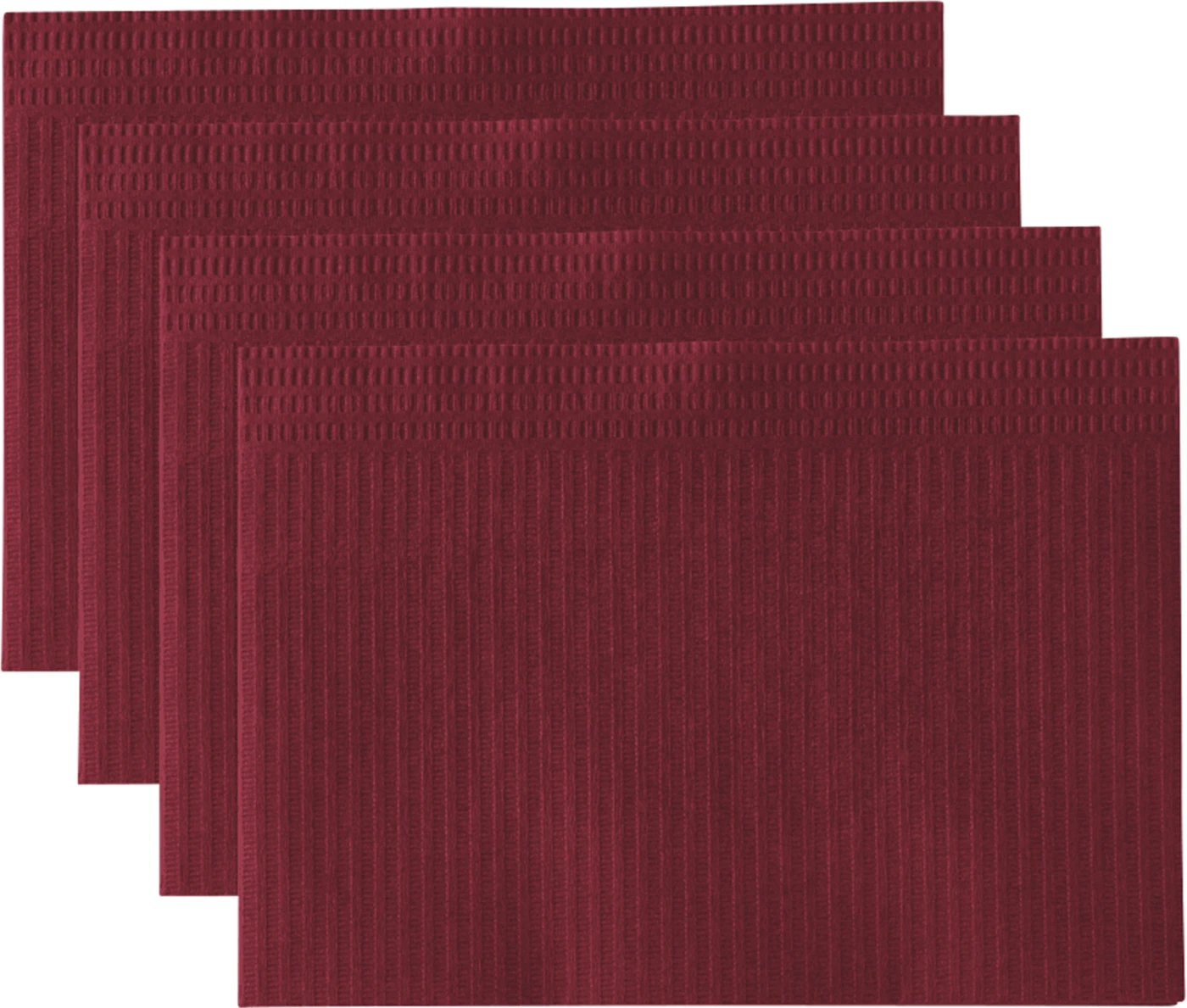 Monoart Towel Up! Pro Patientenservietten Packung 500 Stück weinrot, 33 cm x 45 cm