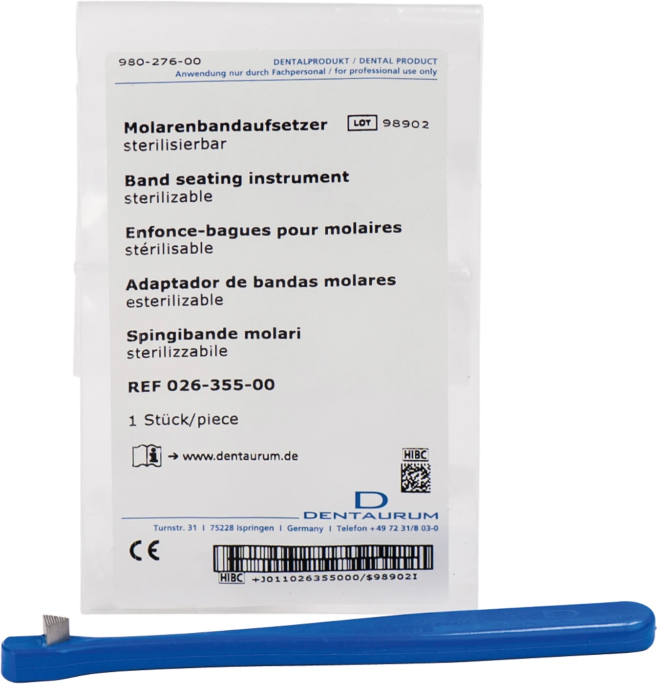 Molarenbandaufsetzer Stück 026-355-00