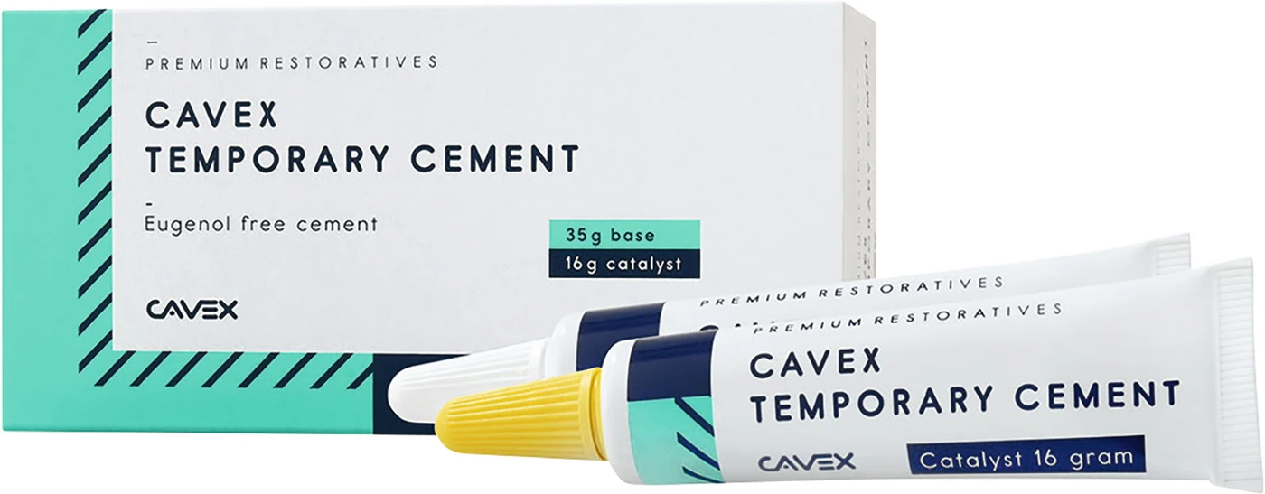 Cavex Temporary Cement Packung 35 g Base, 16 g Katalysator