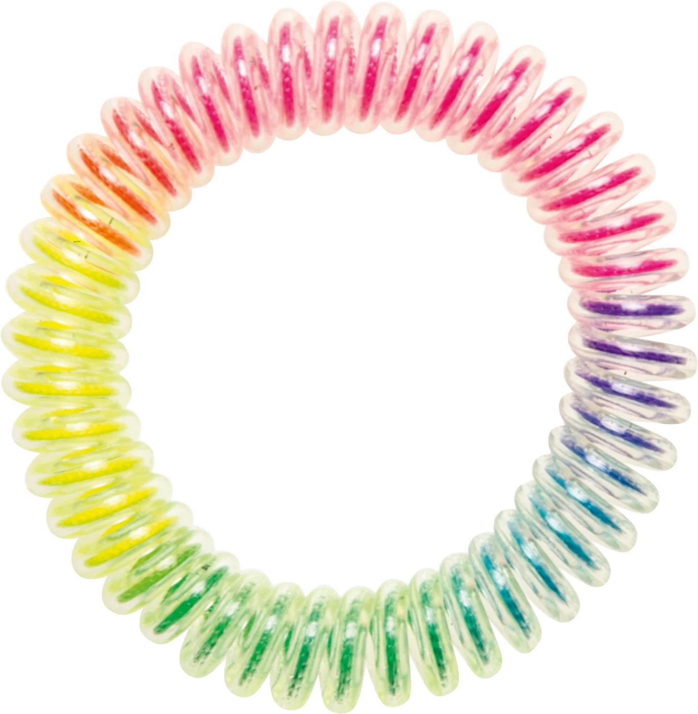 Armband Haargummi Packung 48 Gummis Regenbogen