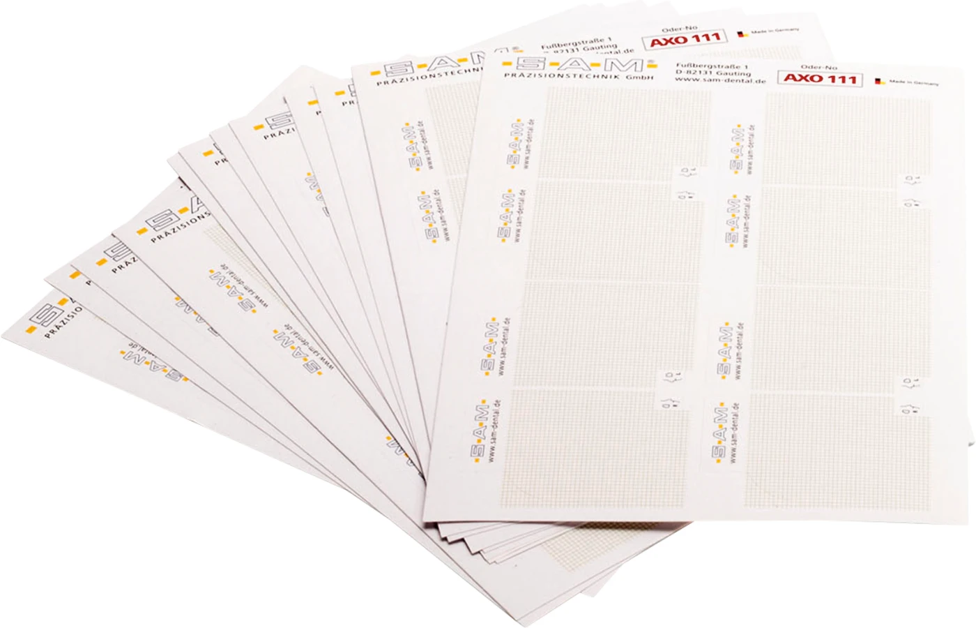 Registrier-Etiketten Packung 15 Stück grün, selbstklebend