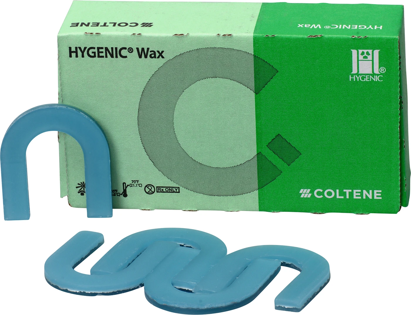 HYGENIC® Wachse Packung 24 Schablonen laminiert blau