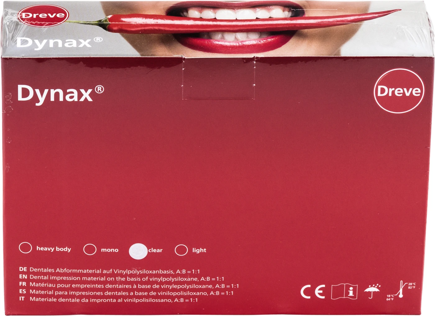 Dynax® clear Packung 8 x 50 ml Doppelkartusche 60 Shore A transparent