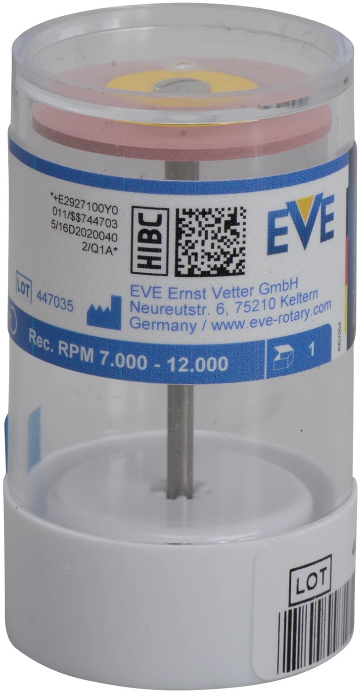 EVE DIAPOL® Stück rosa mittel, HP, Figur Linse, 26 x 2 mm