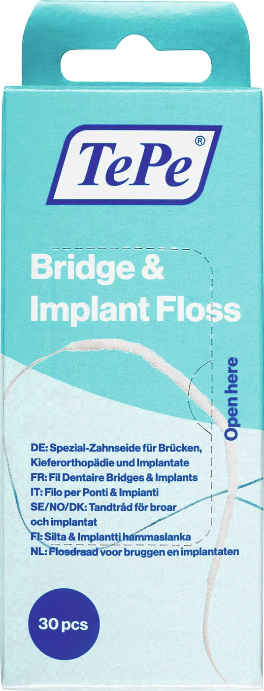 TePe® Bridge & Implant Floss Box 30 Stück