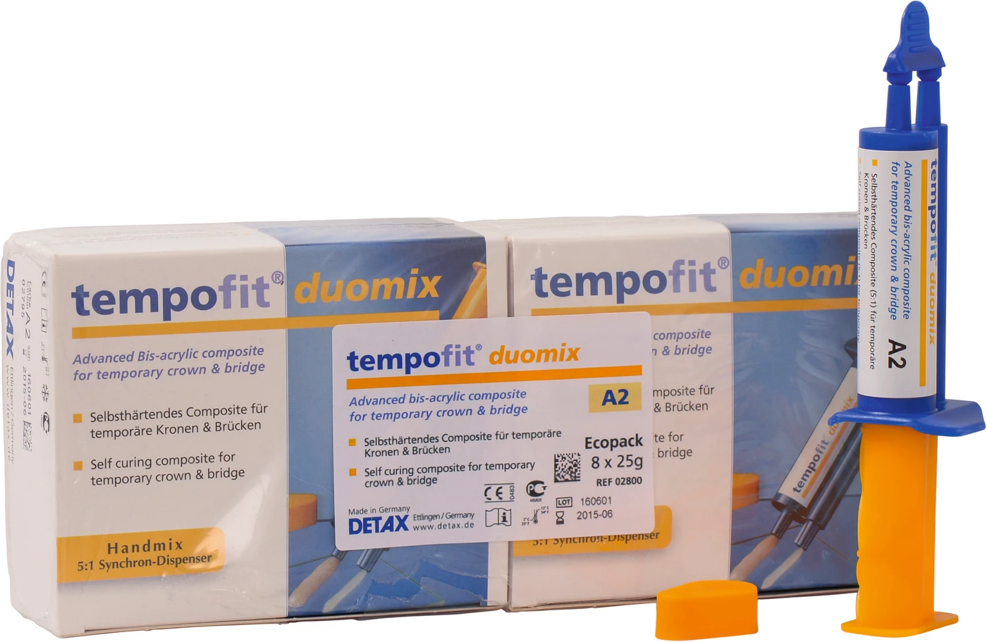 tempofit® duomix Economypackung 8 x 25 g Dispenser A2