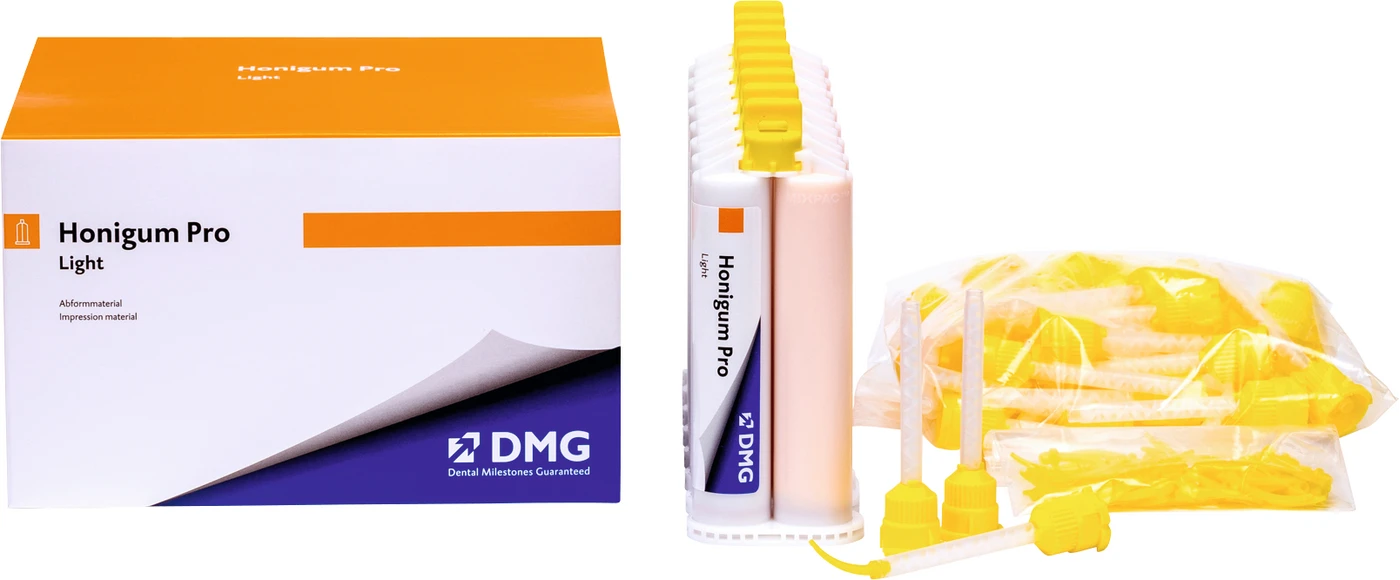 Honigum Pro Light Vorteilspackung 8 x 50 ml Doppelkartusche, Zubehör Honigum Pro Light Vorteilspackung 8 x 50 ml Doppelkartusche, Zubehör