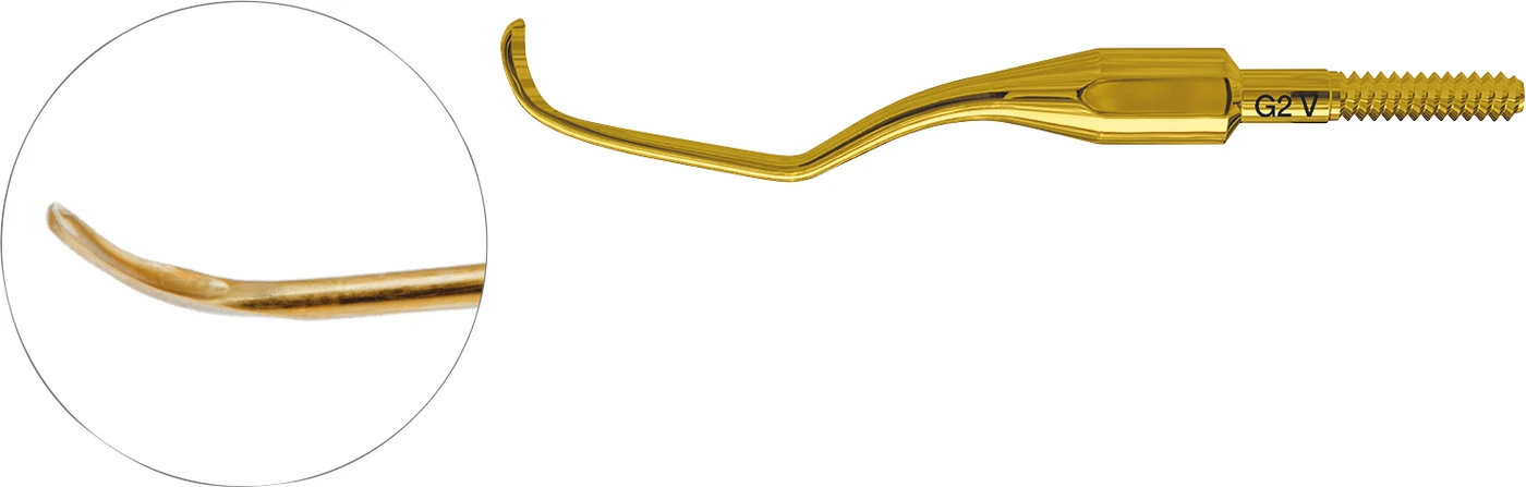 Glacier™ Quik-Tips™ - Gracey Standard Stück Figur 2, XP² Technology™, ohne Griff