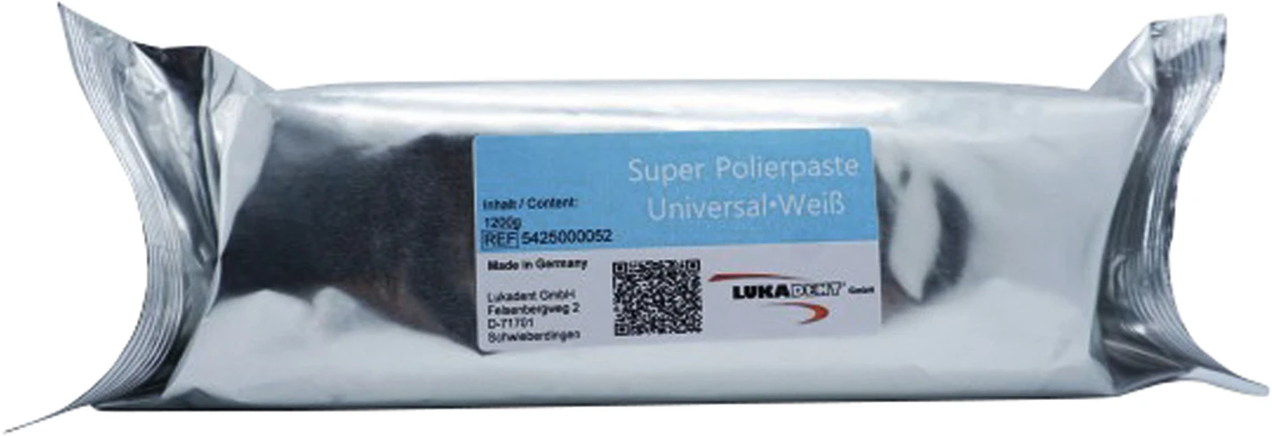 Super Polierpaste Packung 1 kg Polierpaste weiß