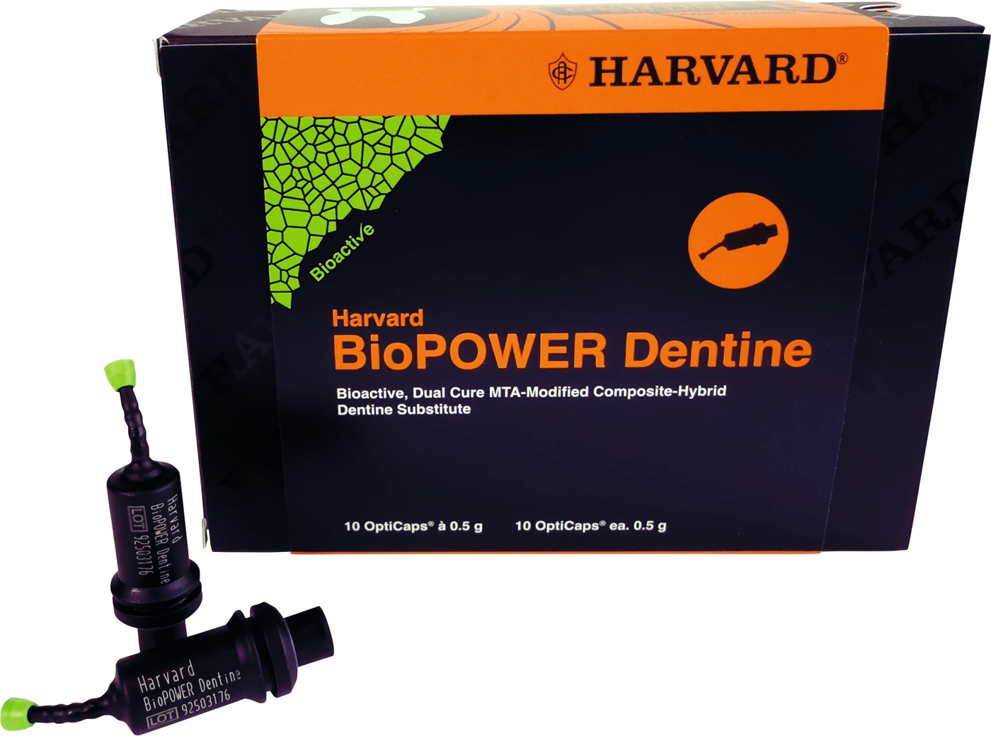 Harvard BioPOWER Dentine OptiCaps® Packung 10 x 0,5 g Kapsel