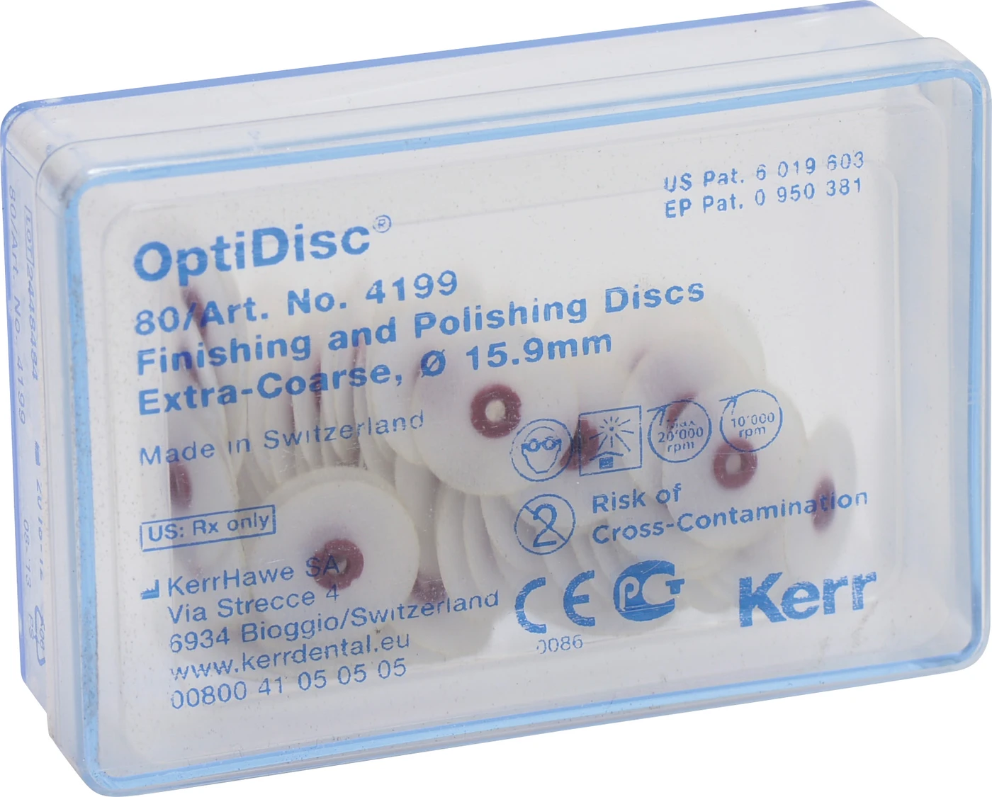 OptiDisc® Nachfüllpackung 100 Stück unmontiert, dunkelbraun extra grob, Ø 15,9 m