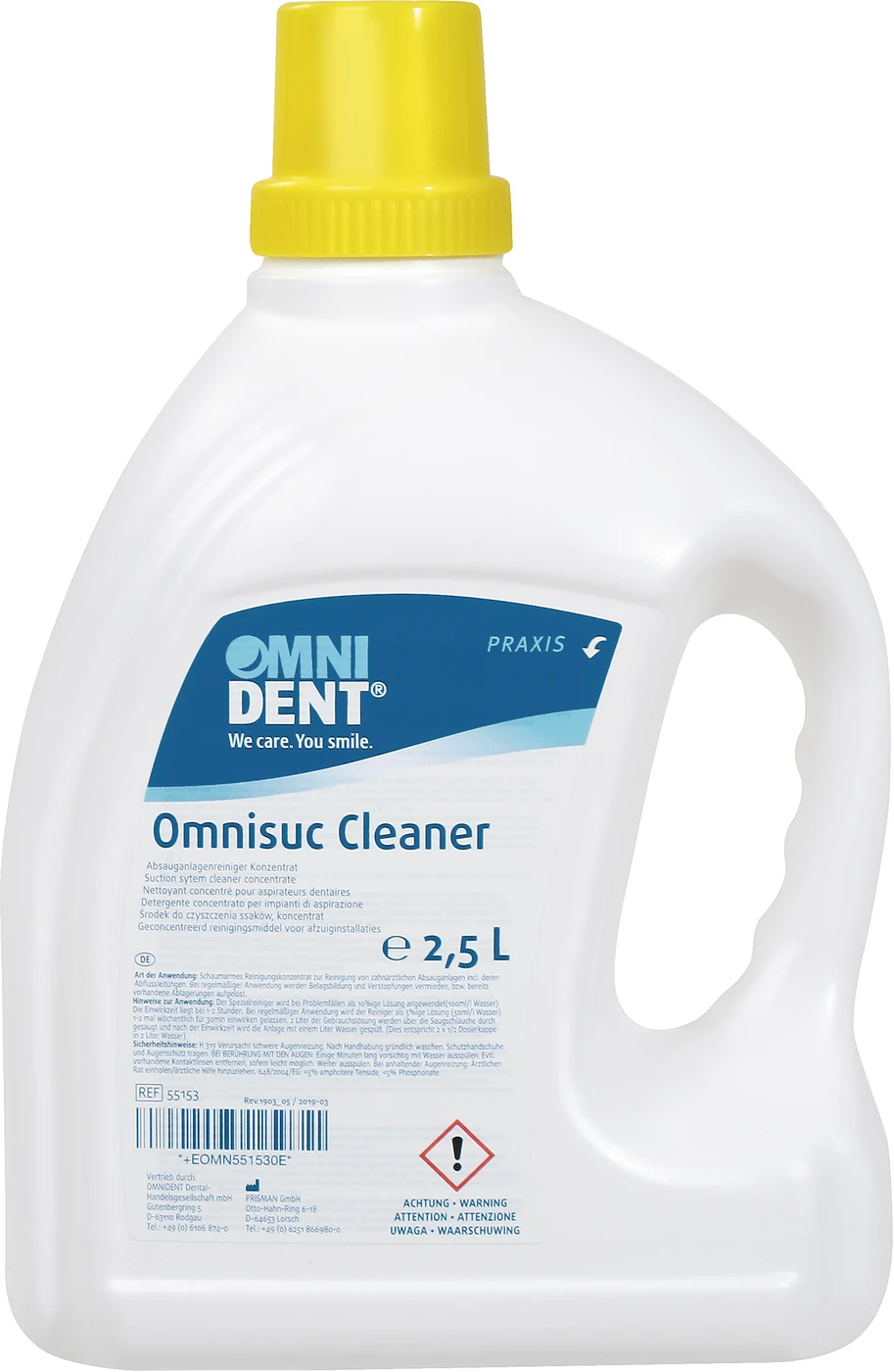 Omnisuc Cleaner Flasche 2,5 Liter