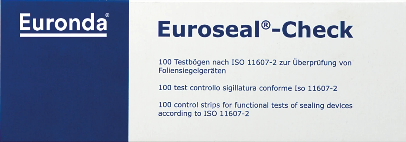 EUROSEAL 2001 PLUS Testbögen Packung 100 Stück EUROSEAL Check