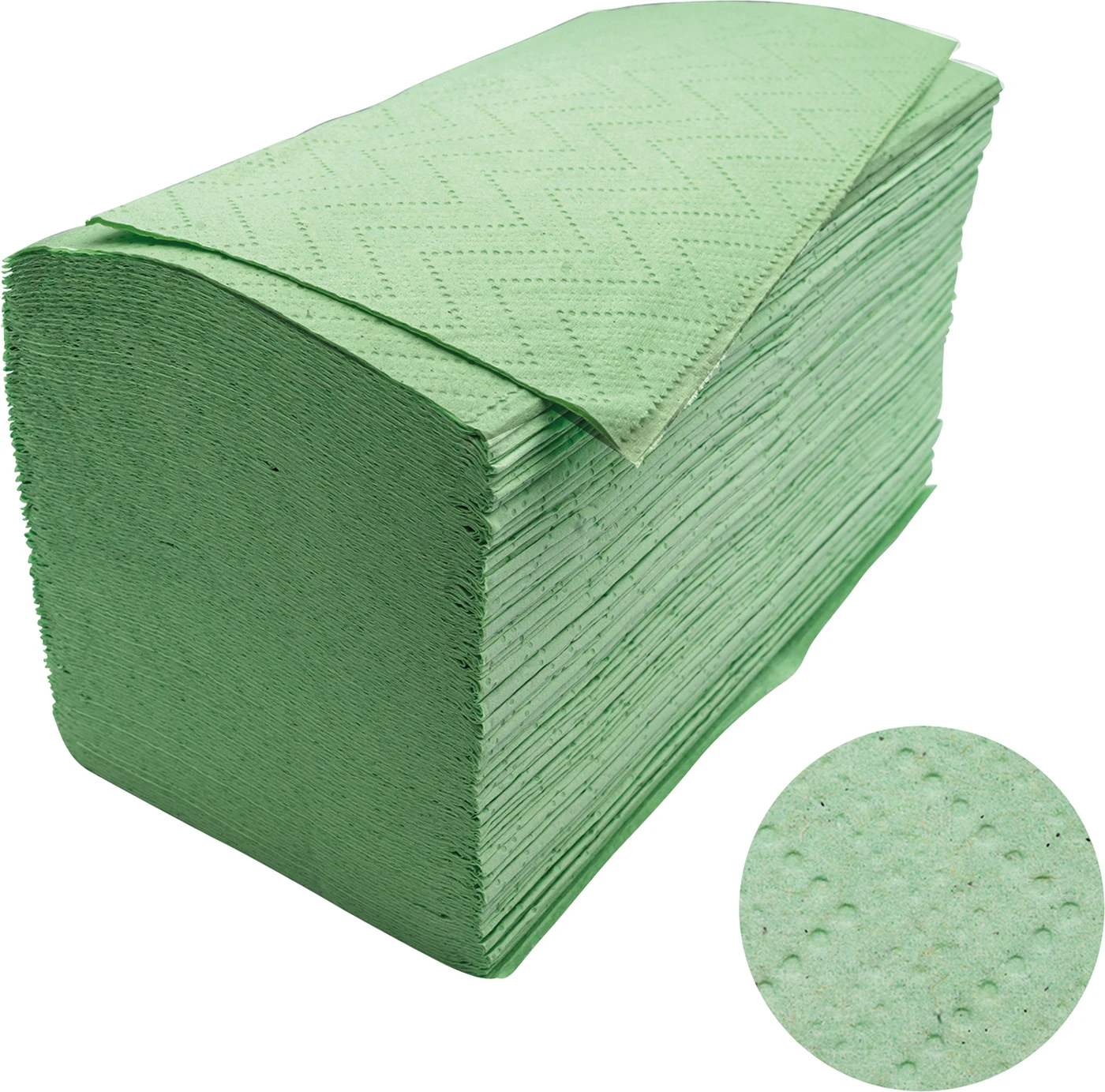 Omni-Z Green Karton 3.750 Stück grün, 24 x 23 cm