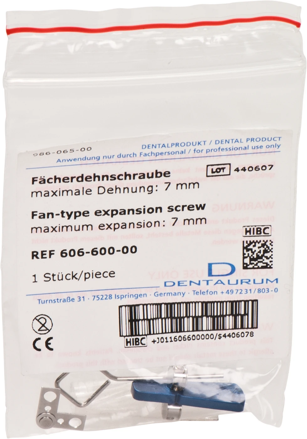 Fächerdehnschraube Edelstahl Stück Schraube