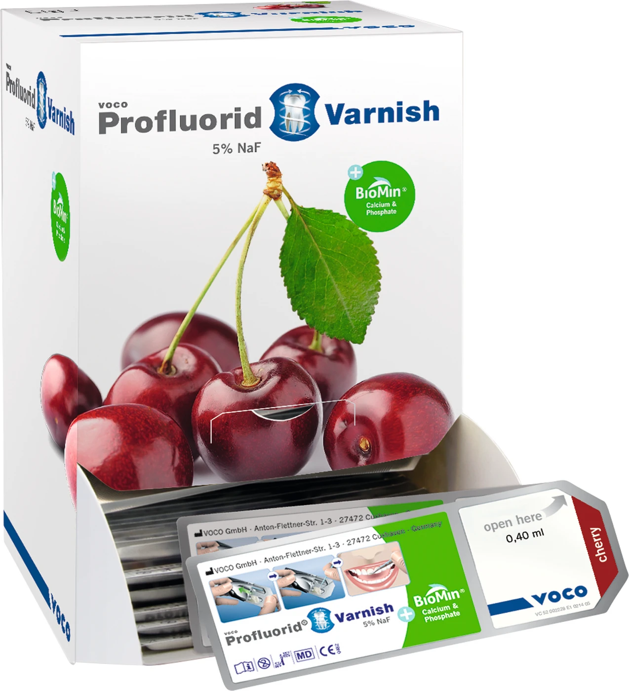 Profluorid Varnish + BioMin Packung 200 x 0,4 ml cherry