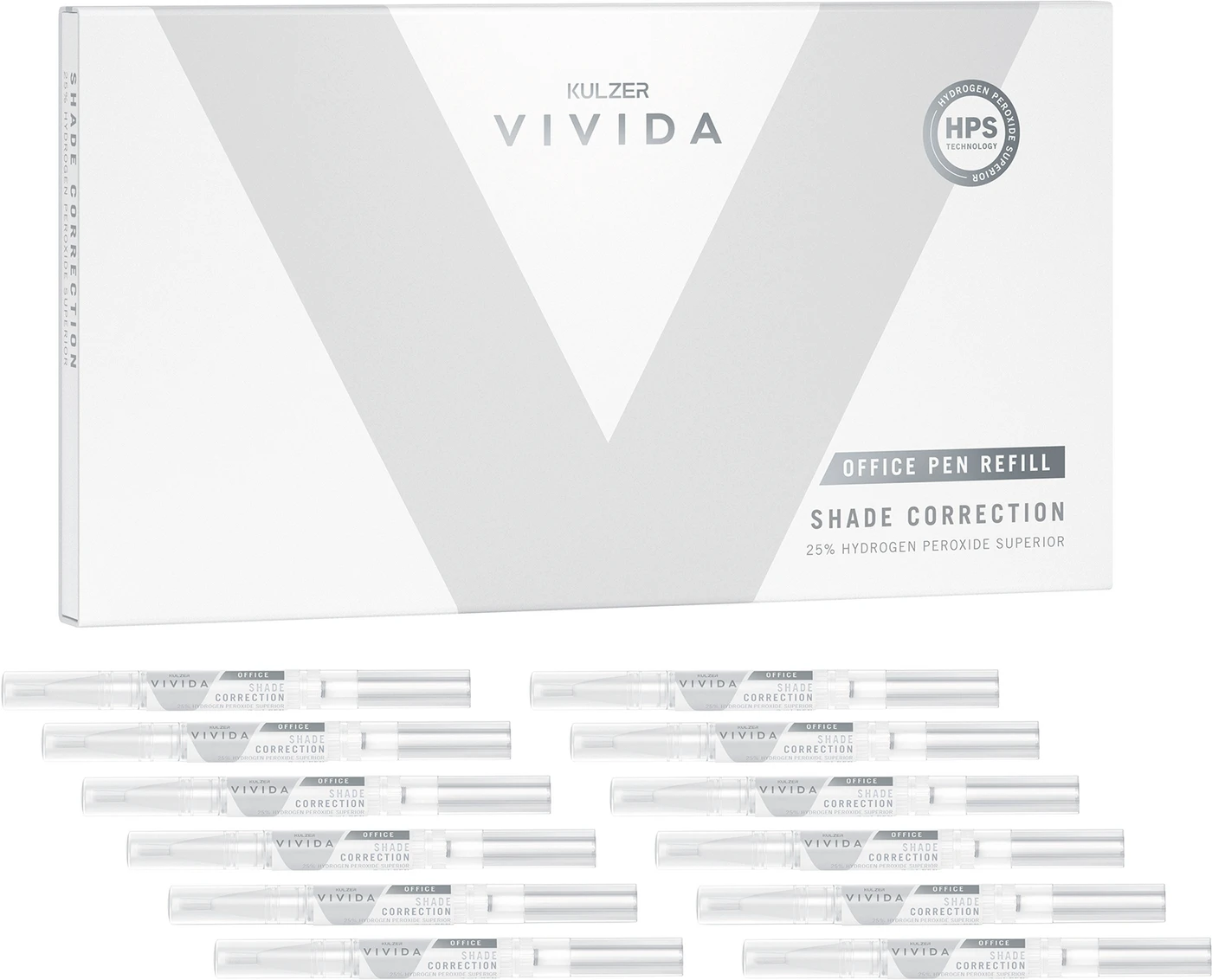 Kulzer Vivida Office 25% HPS Refill Packung 12 x 2 ml Pen 25%