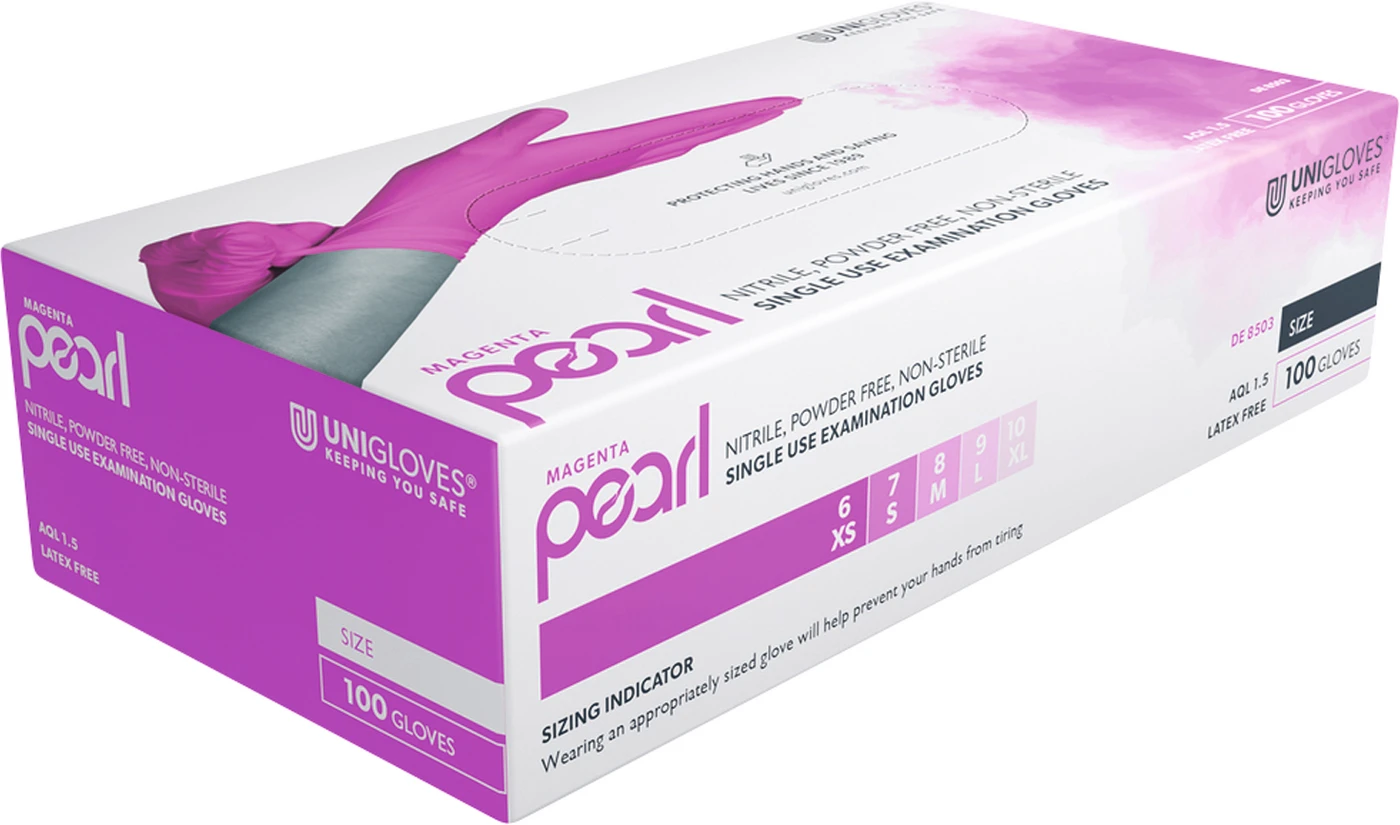 MAGENTA PEARL Packung 100 Stück puderfrei, magenta, L MAGENTA PEARL Packung 100 Stück puderfrei, magenta, L