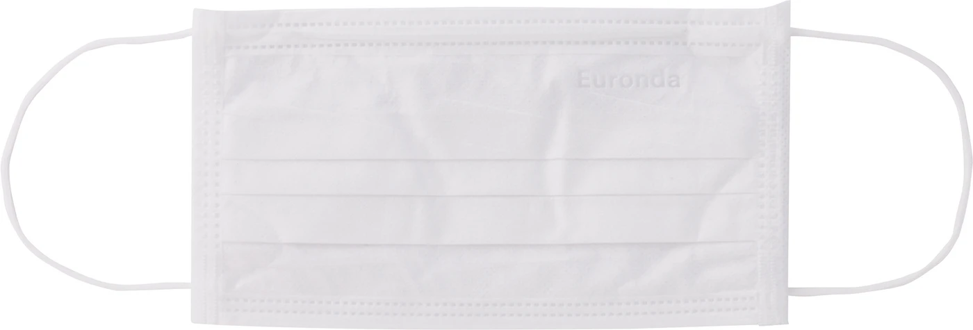 Monoart® Mundschutz Protection 3 Box 50 Stück mit Gummizug, weiß