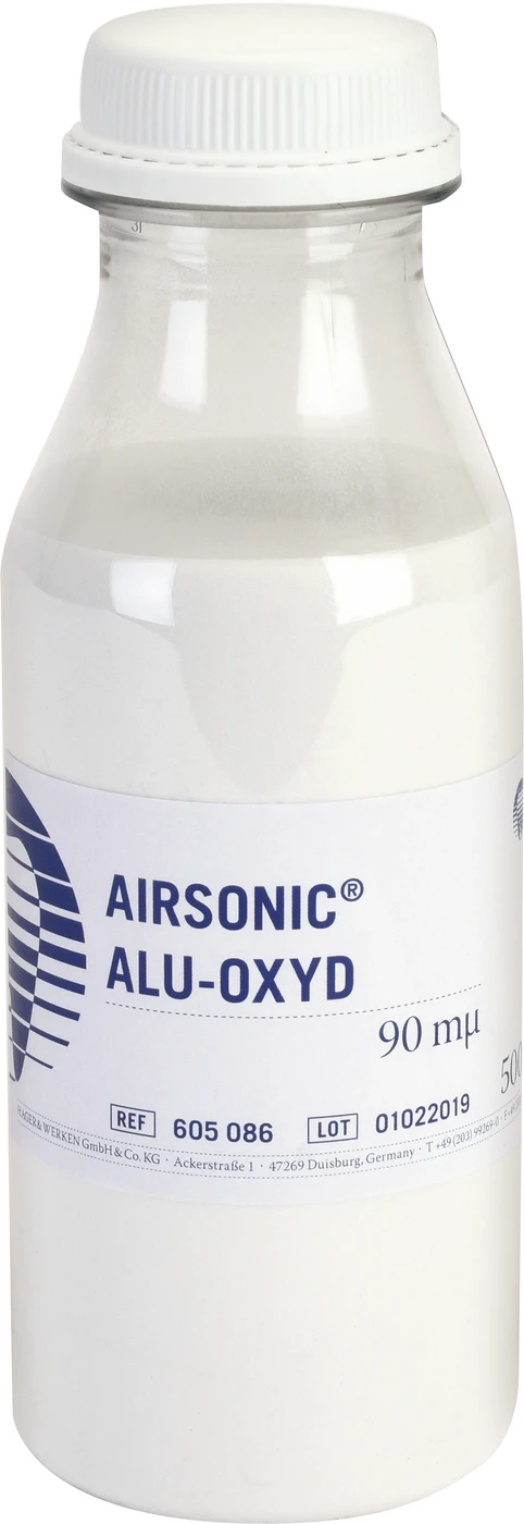 Airsonic® Alu-Oxyd Flasche 500 g Airsonic Alu-Oxyd 90 µm