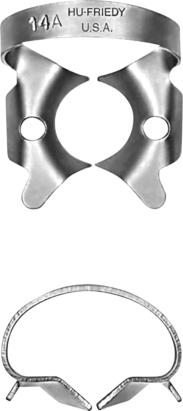 Kofferdam-Klammern Stück OK+UK 14A RDCM14A
