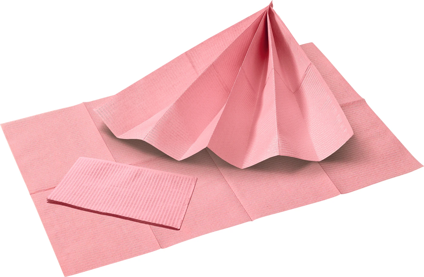 TOP SAFE Patientenservietten Karton 10 x 50 Stück pink, 33 x 45 cm, 2-lagig