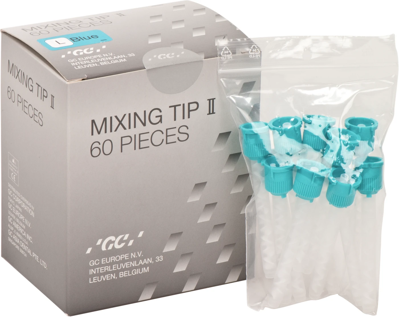 GC EXAMIX™ NDS MIXING TIPS Packung 60 Stück II blau, Gr. L