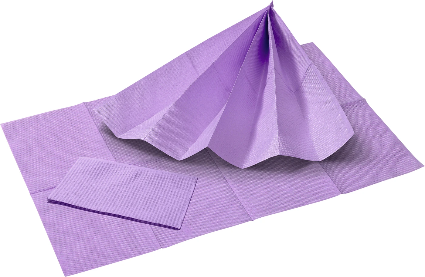 TOP SAFE Patientenservietten Karton 10 x 50 Stück lila, 33 x 45 cm, 2-lagig