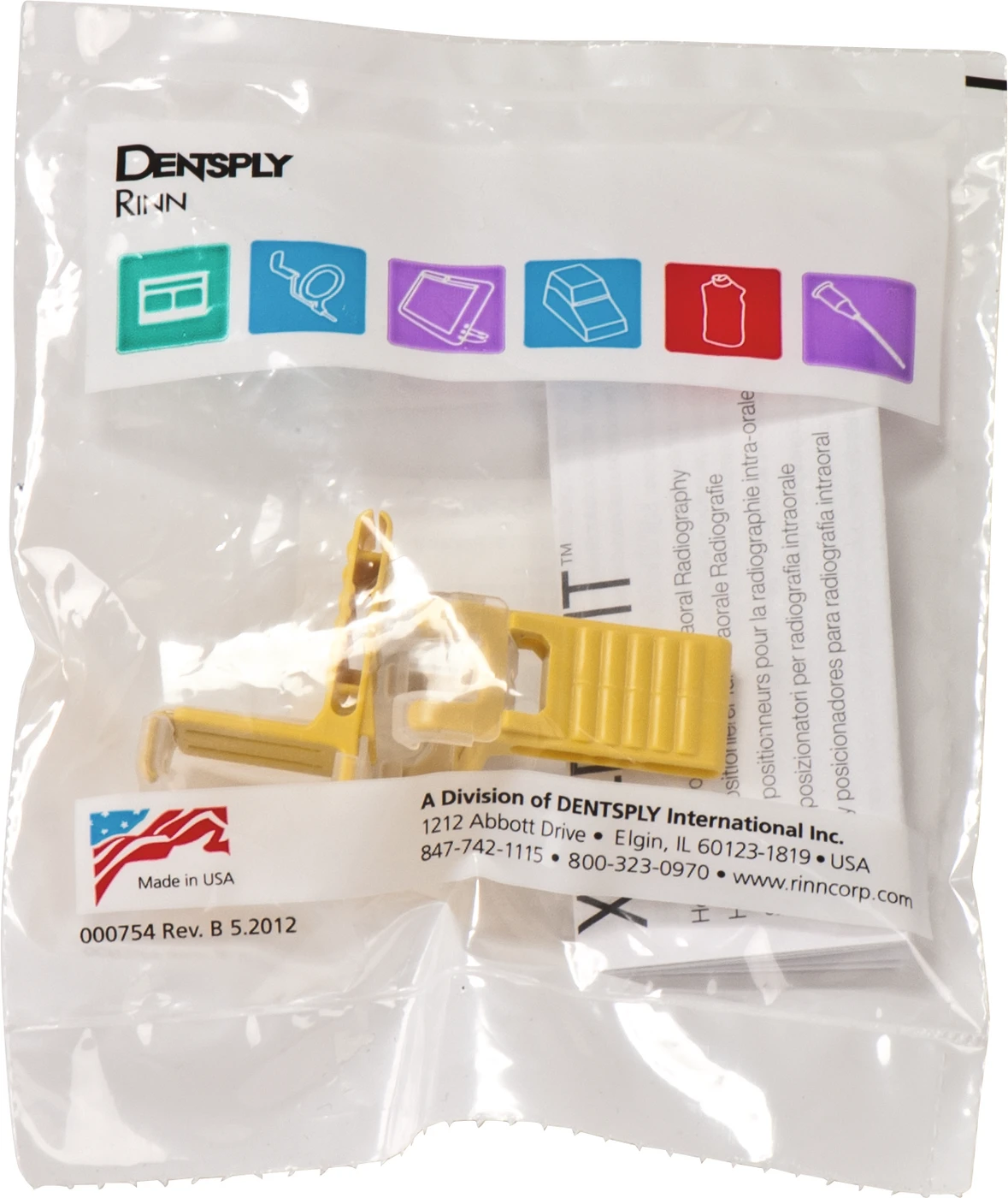 XCP-DS FIT Packung 2 Bissblöcke Molar, gelb