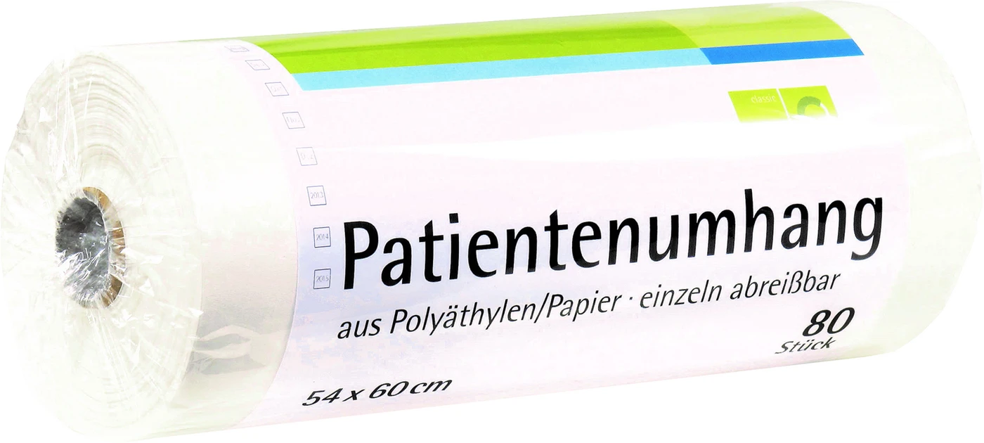 smart Patientenumhänge Rolle 80 Stück weiß, 54 x 60 cm