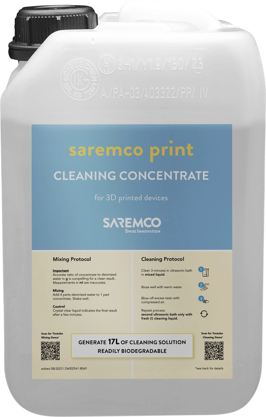 saremco print CLEANING CONCENTRATE Flasche 3 Liter Konzentrat