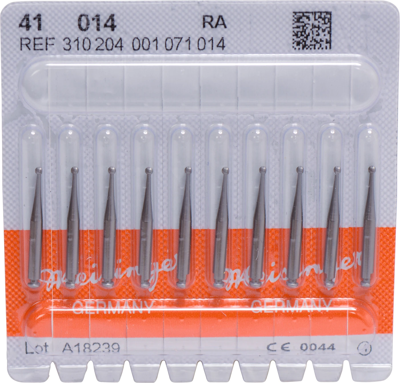 Stahlfinierer 41 Packung 10 Stück RA, Figur 001 Kugel, ISO 014