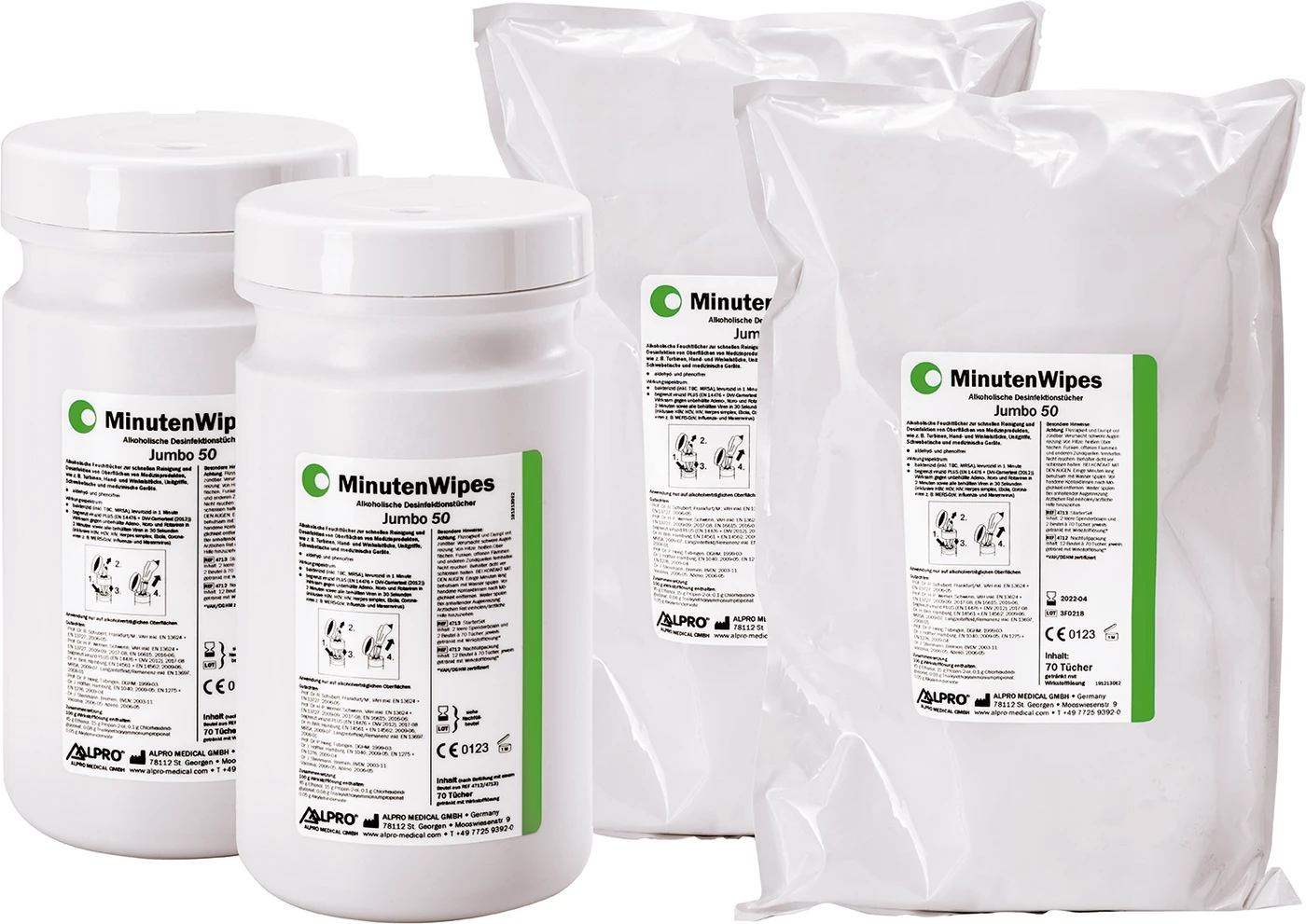 MinutenWipes Jumbo 50 StarterSet