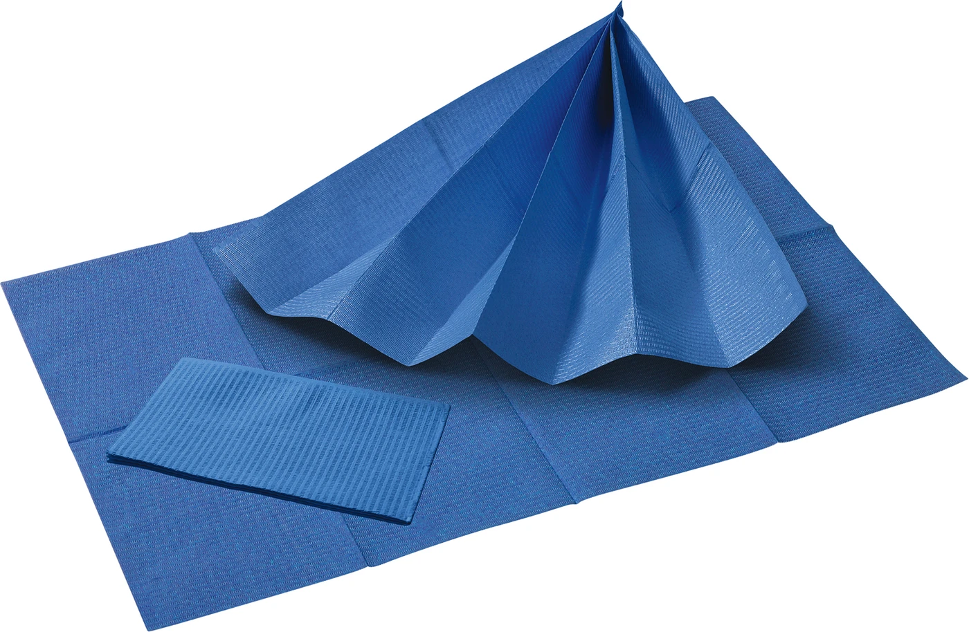 TOP SAFE Patientenservietten Karton 10 x 50 Stück dunkelblau, 33 x 45 cm, 2-lagig