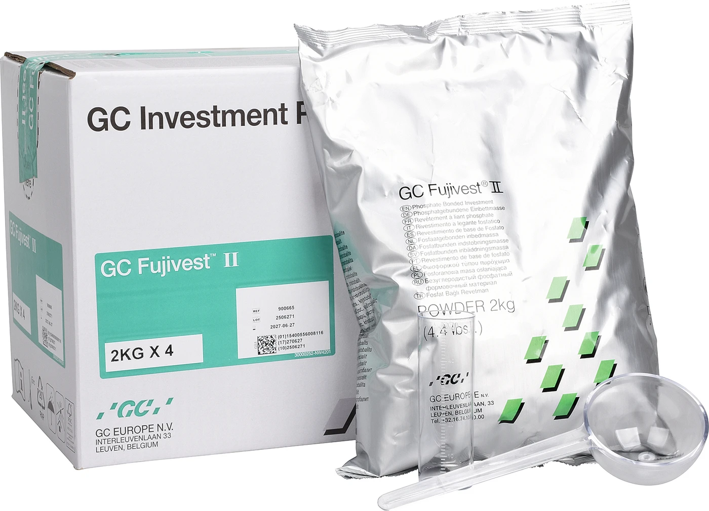 GC Fujivest II® Karton 4 x 2 kg Beutel