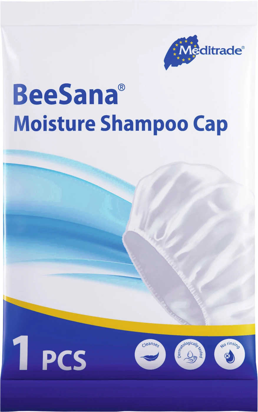 BeeSana® Shampoo-Haube Packung 1 Stück weiß, unsteril BeeSana® Shampoo-Haube Packung 1 Stück weiß, unsteril