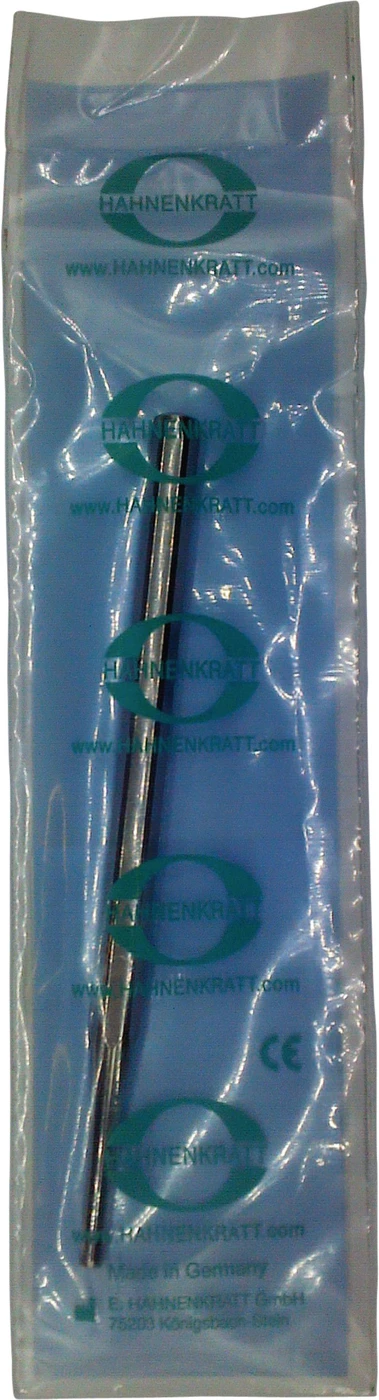 Mundspiegelgriffe Stück SS-Gewinde, Edelstahl poliert, sechskant, hohl