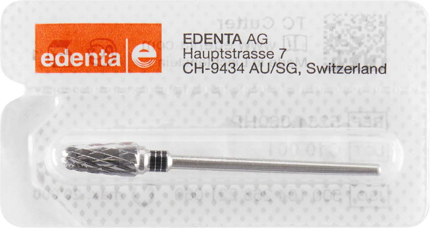 HM-Fräser Schliff 51 Stück Kreuzverzahnung, 3 x schwarz mittelgrob, HP, Figur 263, 12 mm, ISO 060