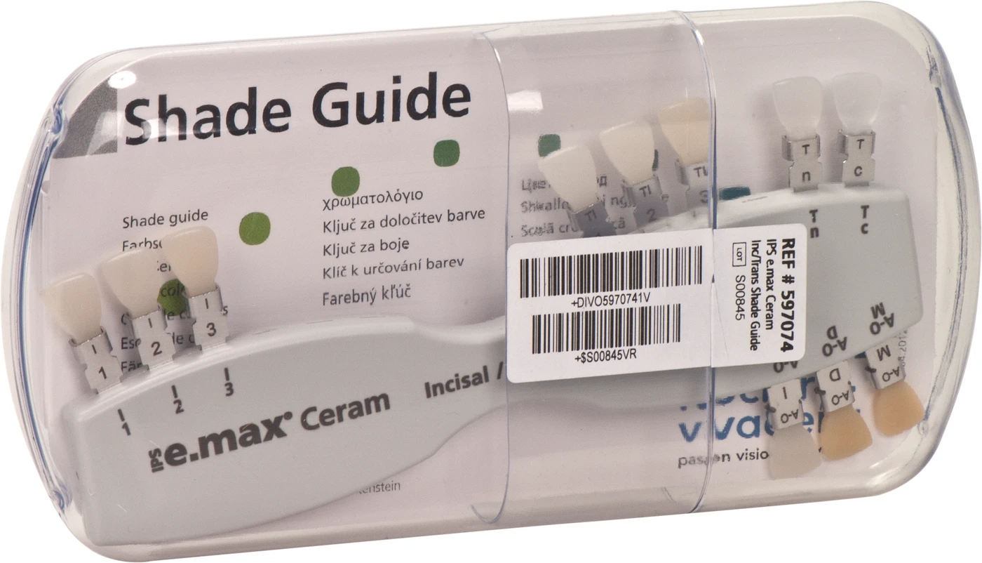 IPS e.max® Ceram Farbschlüssel Stück  Incisal Transpa