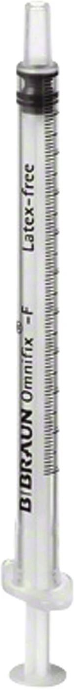 Omnifix®-F Packung 100 Stück 1 ml, ohne Kanüle, 3-teilig