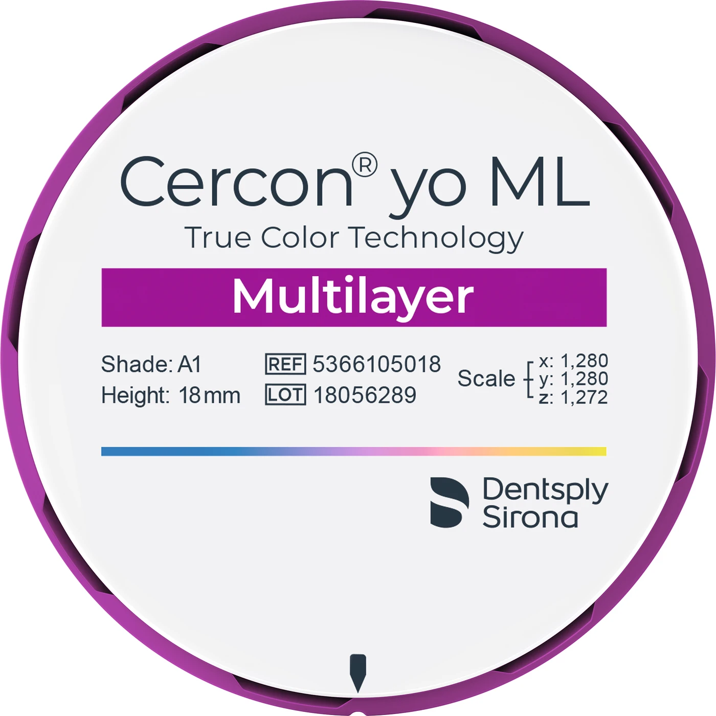 Cercon® yo ML Stück Ø 98 mm H 14 mm, B2