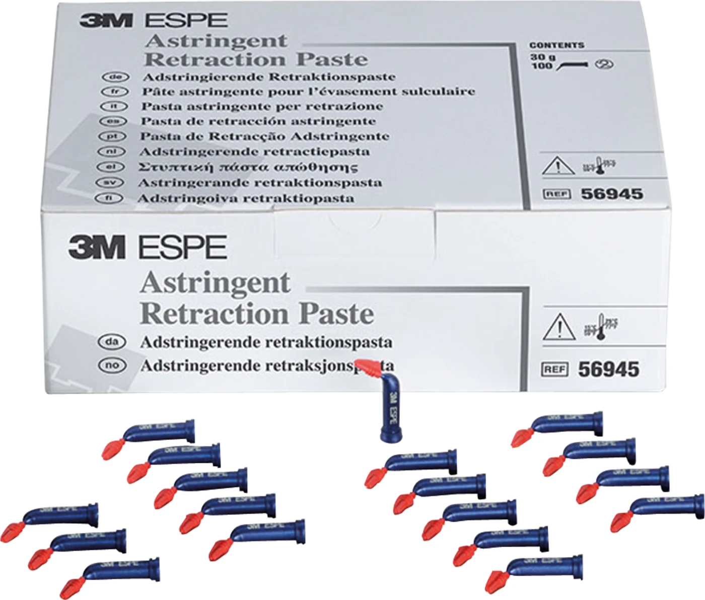 Adstringierende Retraktionspaste Packung 100 Kapseln, 1 Gebrauchsanweisung