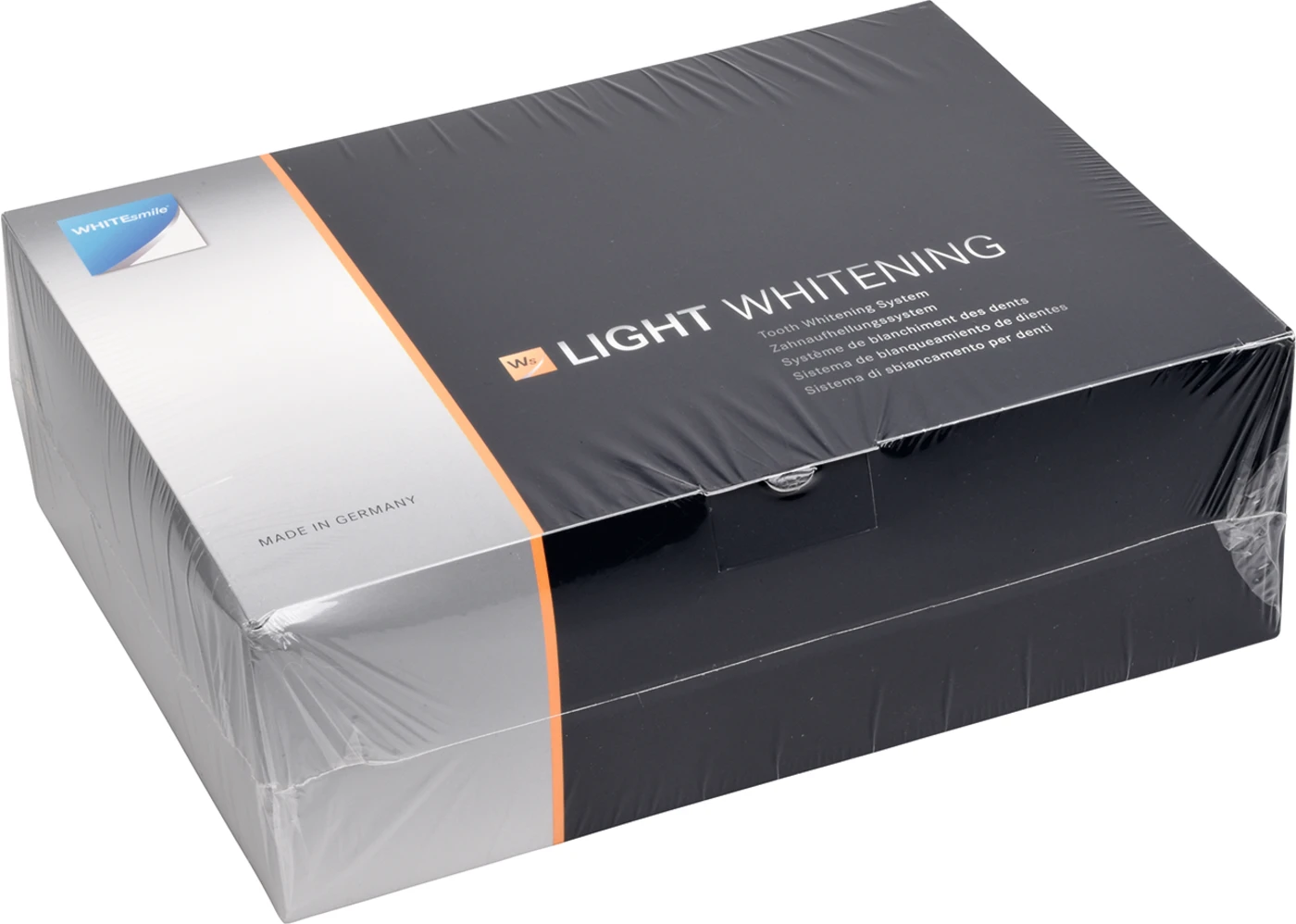 LIGHT WHITENING AC 32% 2-Patienten-Kit 6 x 2,5 ml Spritze (gemischt) grün, 3 x 3 g Gingiva Protector, 3 x 3 mal After Whitening Mousse, Zubehör