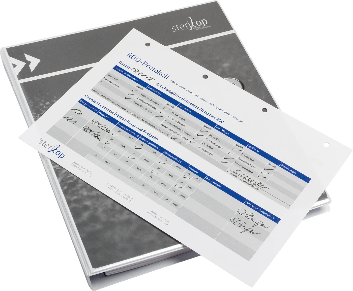 Formblätter RDG-Tagebuch Packung 125 Stück