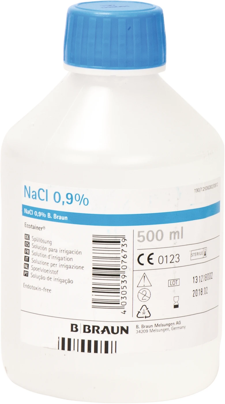 NaCl 0,9% Spüllösung Flasche 500 ml Ecotainer