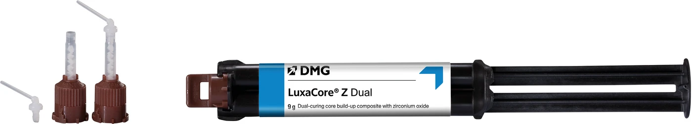 LuxaCore Z Dual Packung 2 x 9 g Smartmix-Doppelspritze hell-opak, Zubehör