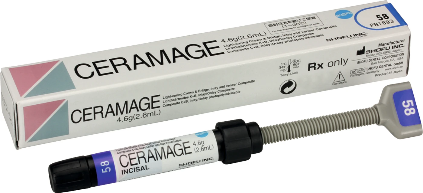 CERAMAGE Spritze 4,6 g Komposit inzisal 58