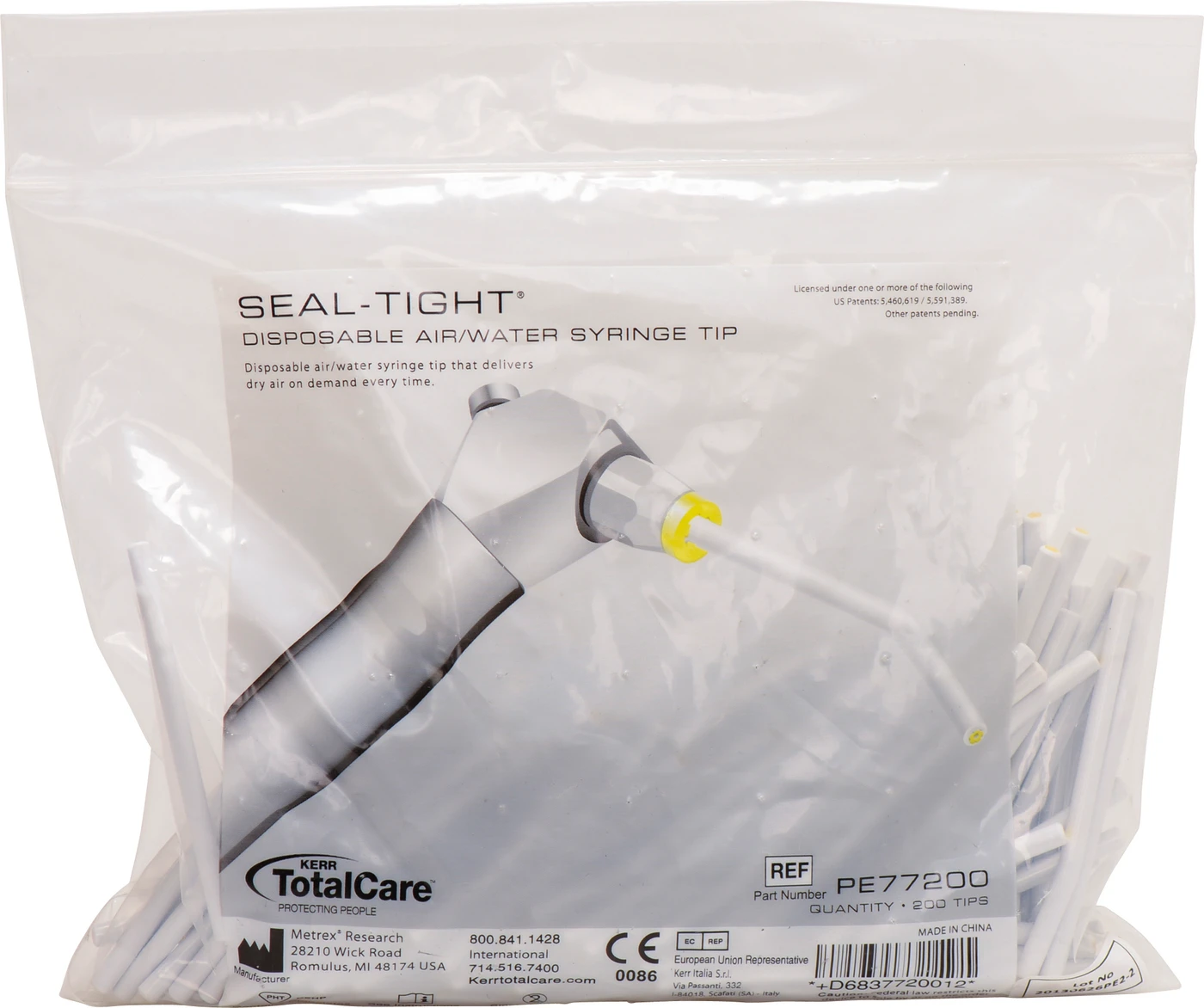 Seal-Tight Packung 200 Spitzen im Spender
