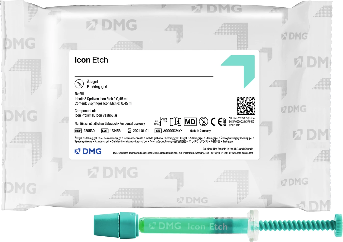 Icon Etch Packung 3 x 0,45 ml Spritze
