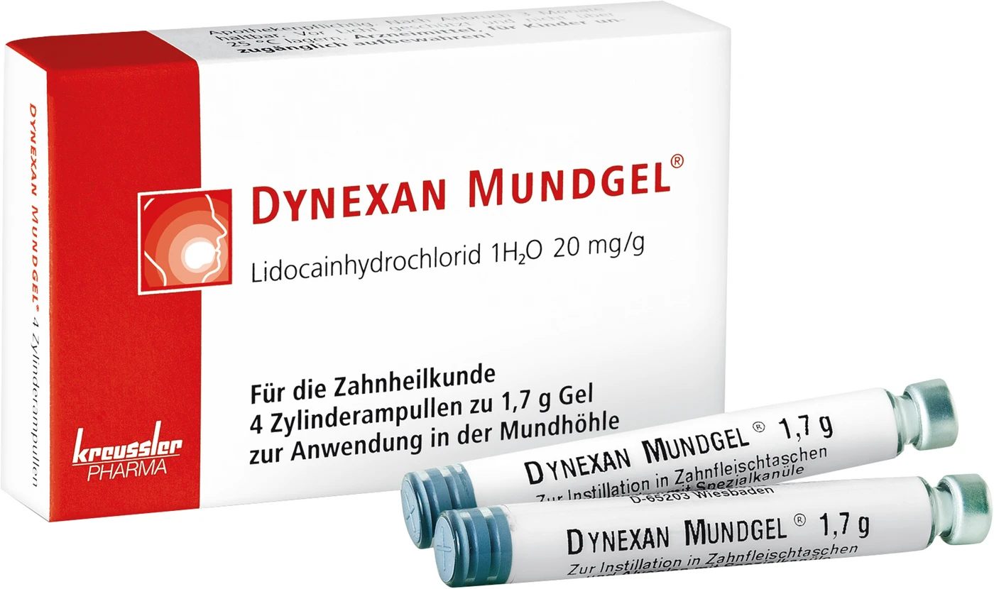 DYNEXAN MUNDGEL® Packung 4 x 1,7 g Ampulle